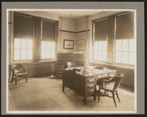 Photograph of Otto Haas' office