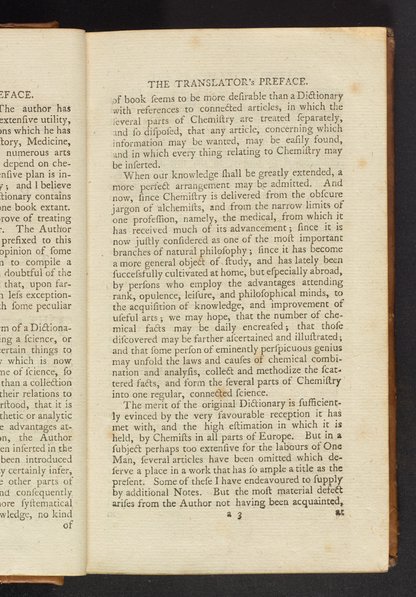 A Dictionary of Chemistry, Vol. I - Science History Institute Digital ...