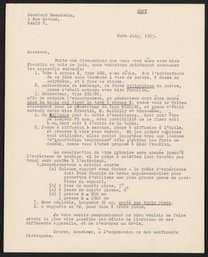 Letter to P. Beaudouin, July 24, 1953