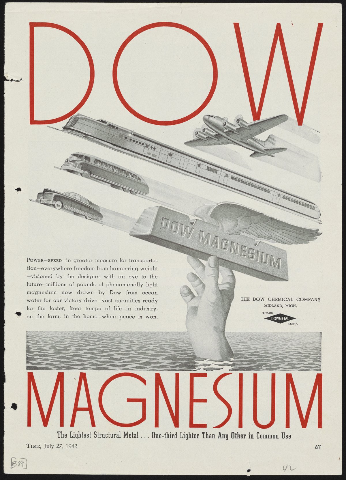Dow Magnesium The Lightest Structural Lighter Than