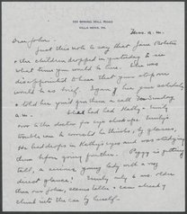 Letter from Phoebe Waterman Haas to John C. Haas, July 24, 1951