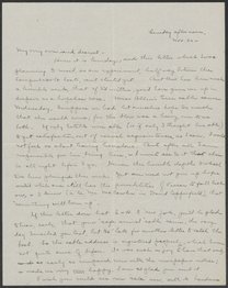 Letter from Phoebe Waterman Haas to Otto Haas, November 30, 1913