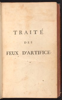 Traité des feux d'artifice pour le spectacle