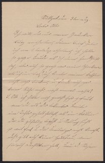 Letter from Louise Haas to Otto Haas