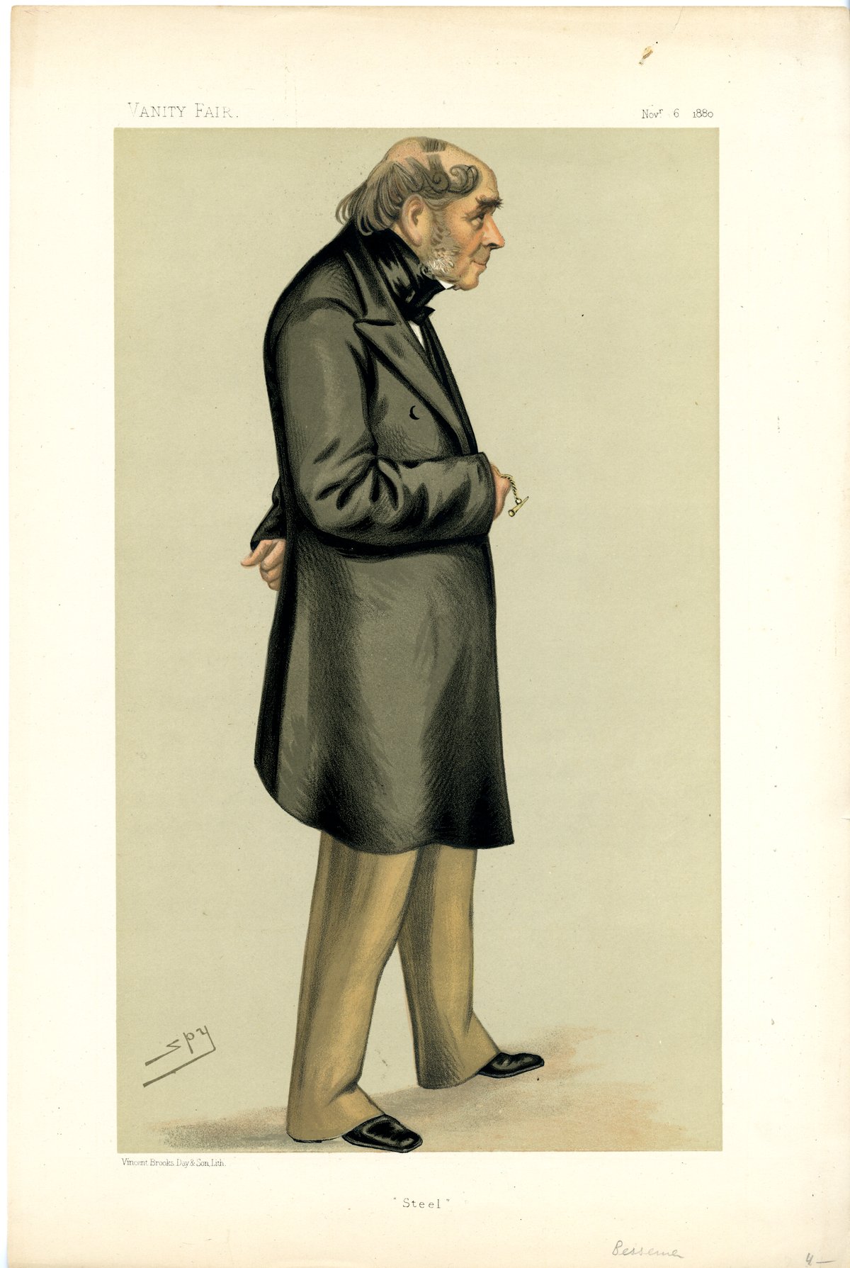 Portrait of Henry Bessemer, 
