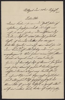 Letter from Louise Haas to Otto Haas, April, 1910