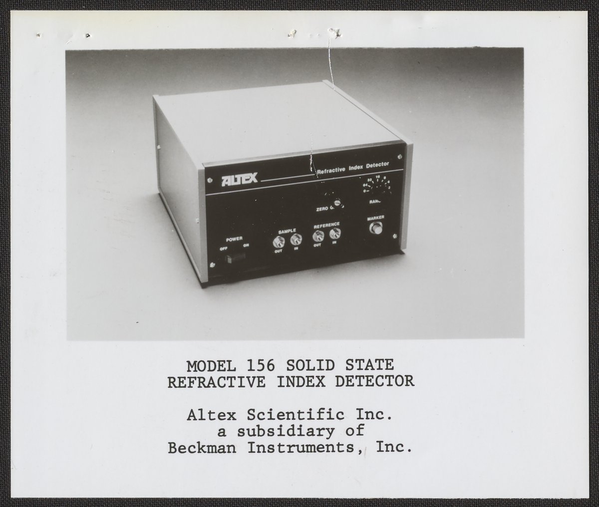 Beckman Solid State Module Beckman Model 156 Solid State Refractive Index Detector - Science ...