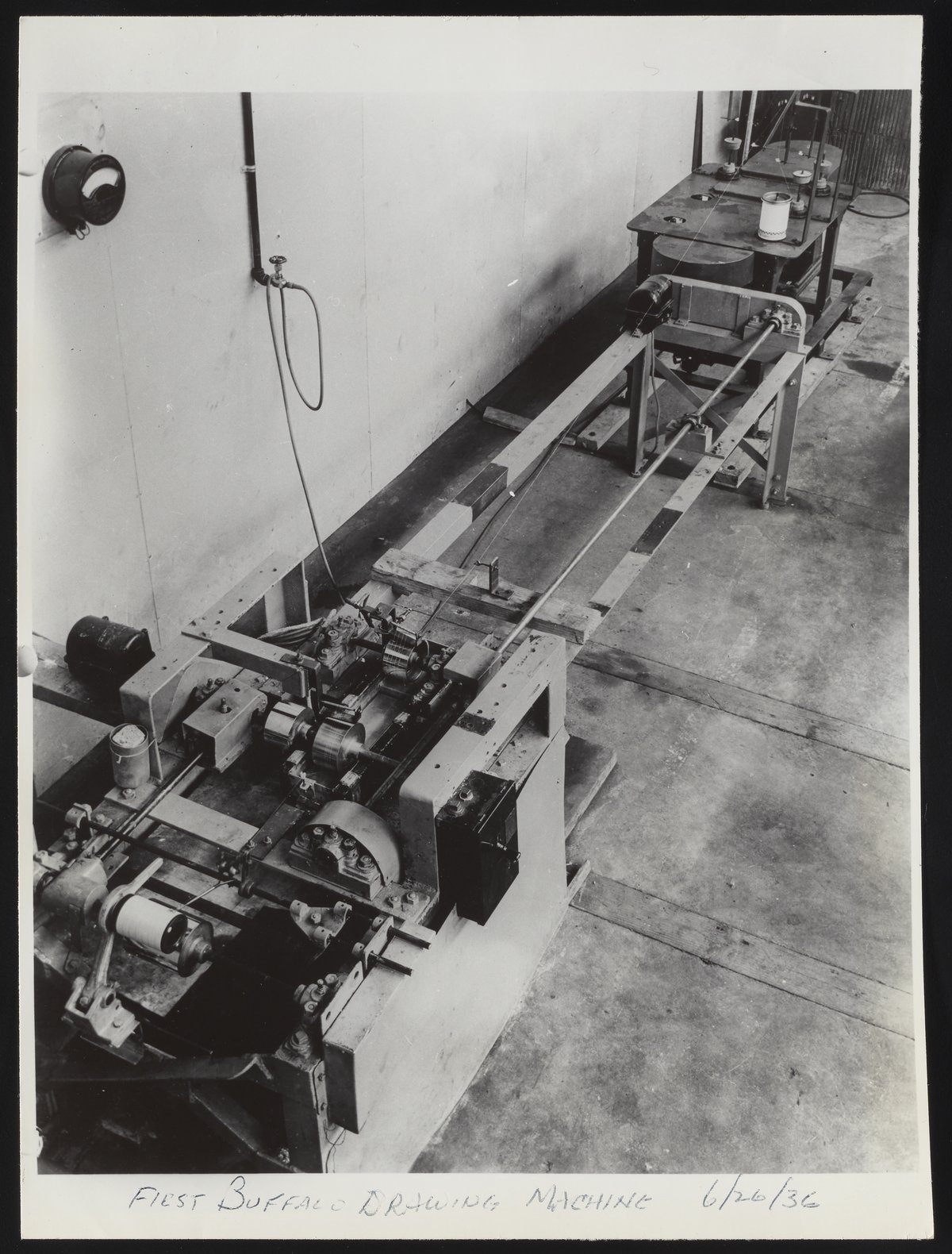 First drawing machine at DuPont Buffalo plant - Science History ...