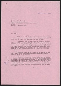 Letter from Max Perutz to John T. Edsall, December 31, 1970