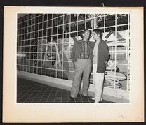 Eugene Garfield and Jennifer Bartlett