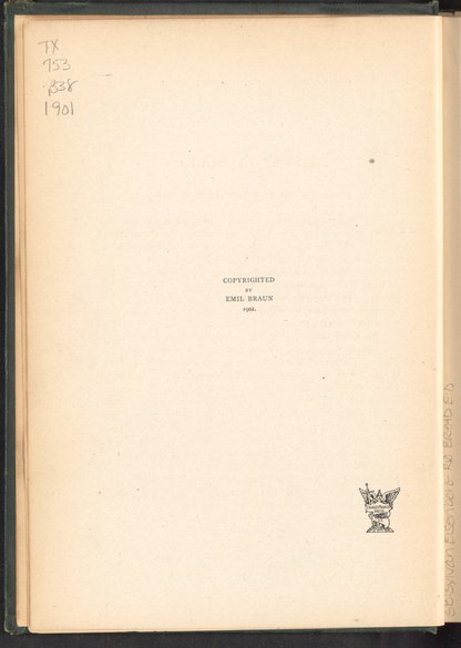 The Baker's Book [Volume II] - Science History Institute Digital ...