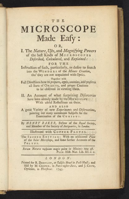 Micrographia : or, Some physiological descriptions of minute bodies ...