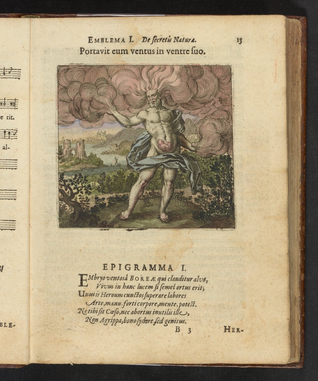 Emblema I. Portavit eum ventus in ventre suo. - Science History ...