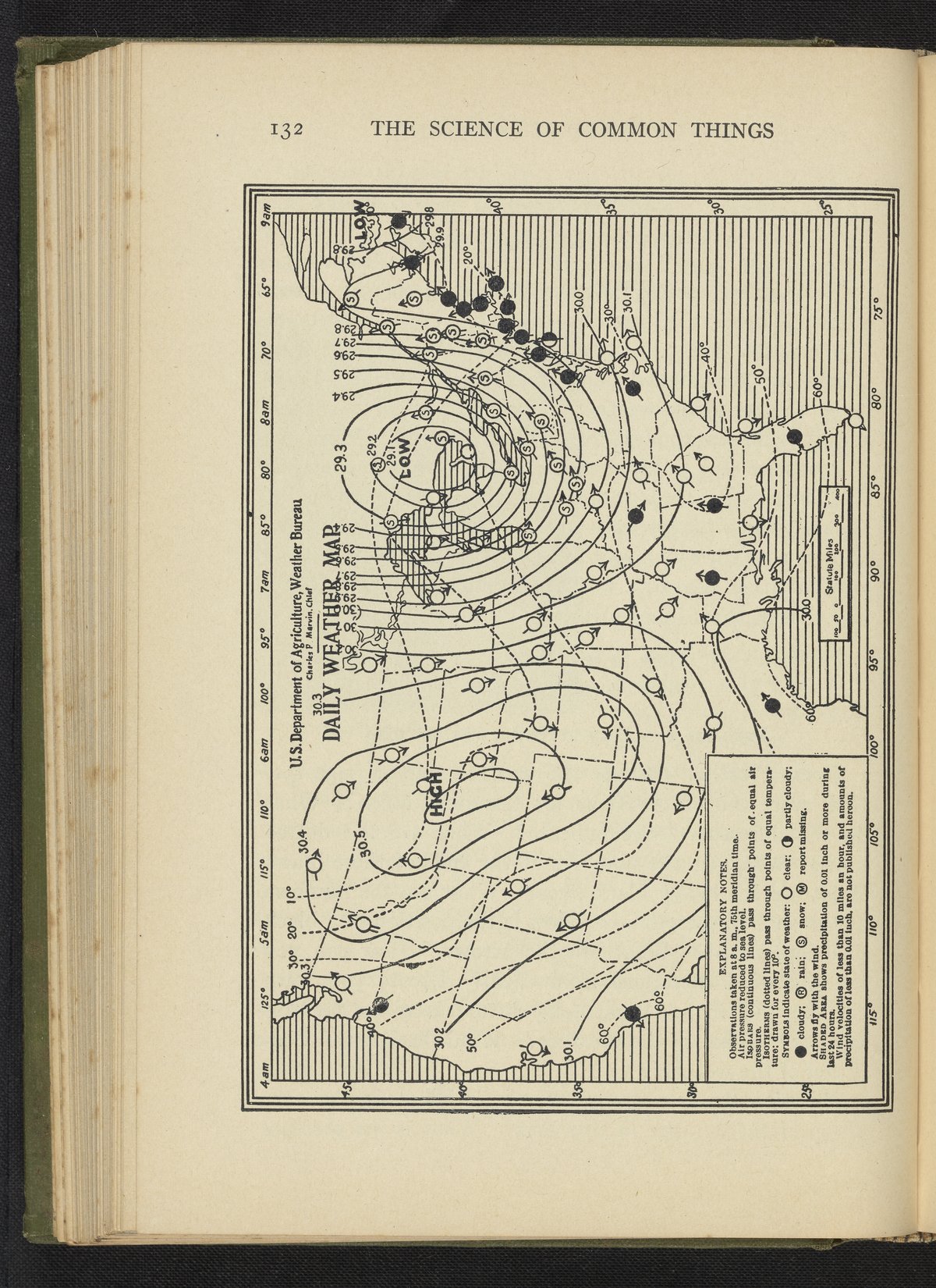 Weather Map Science Daily weather map - Science History Institute Digital Collections