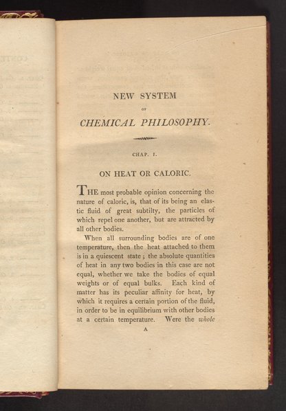 A New System of Chemical Philosophy - Science History Institute Digital ...