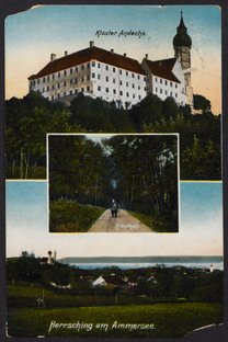 Postcard from Otto Rohm and his family to John Haas, August 25, 1936