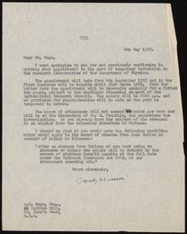 Letter from A. J. Caraffi to Mr. Page, May 6, 1955