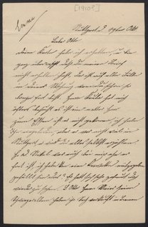 Letter from Louise Haas to Otto Haas, 1910