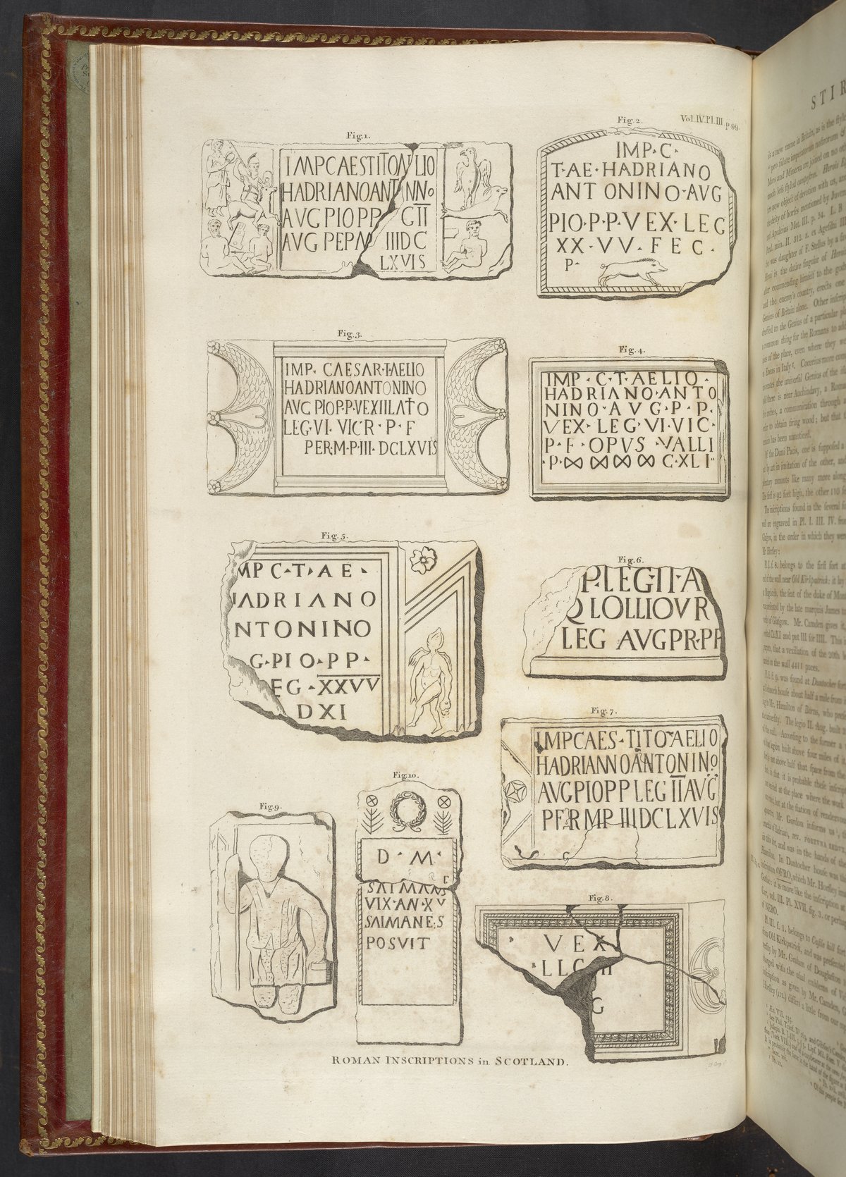 Roman Inscriptions in Scotland [Vol. IV, Plate III] - Science History ...