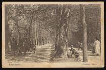Postcard from Baden-Baden, Germany to Max Bredig, 1923