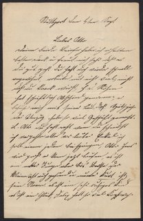 Letter from Louise Haas to Otto Haas
