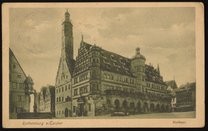 Postcard to Max Bredig from Rothenburg, Germany, August 6, 1922