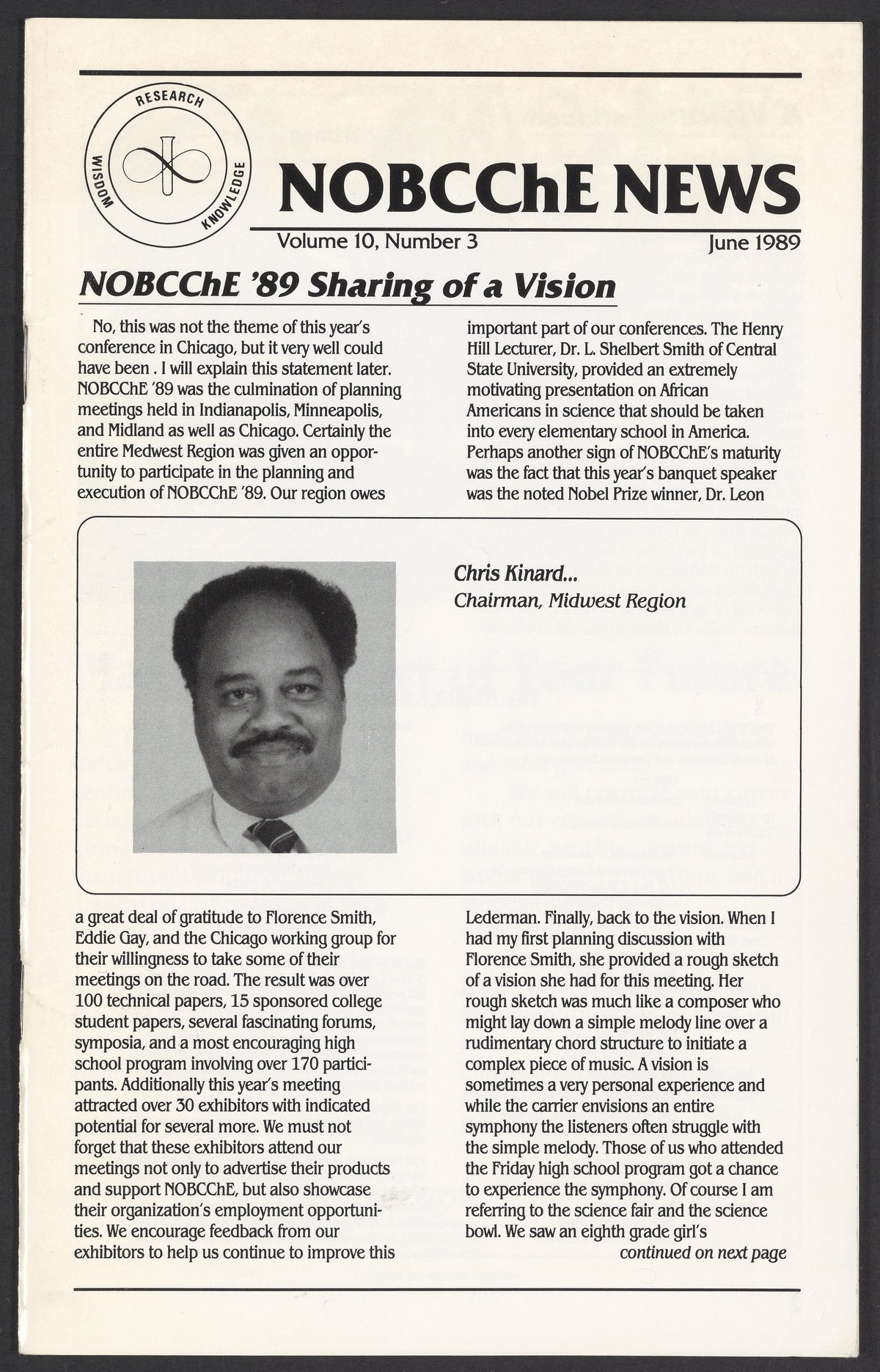 Nobcche Abstract Example NOBCChE News, Volume 10, Number 3 - Science History Institute Digital ...