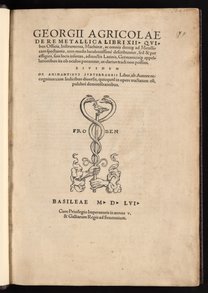 Georgii Agricolae de re metallica libri XII
