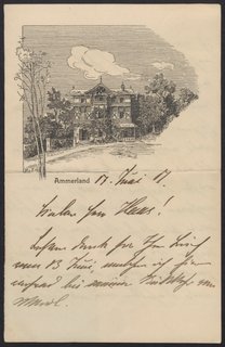 Letter to Otto Haas, 1917