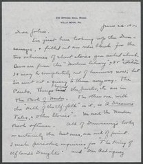 Letter from Phoebe Waterman Haas to John C. Haas, June 26, 1951