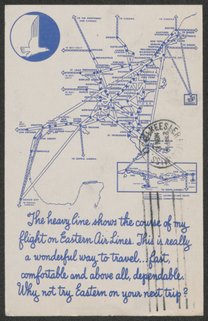 Postcard from Phoebe Waterman Haas to John C. Haas, November 12, 1950