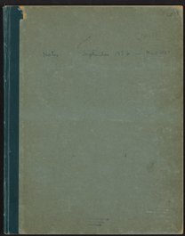 Max Perutz's laboratory notebook, September 1953-March 1955