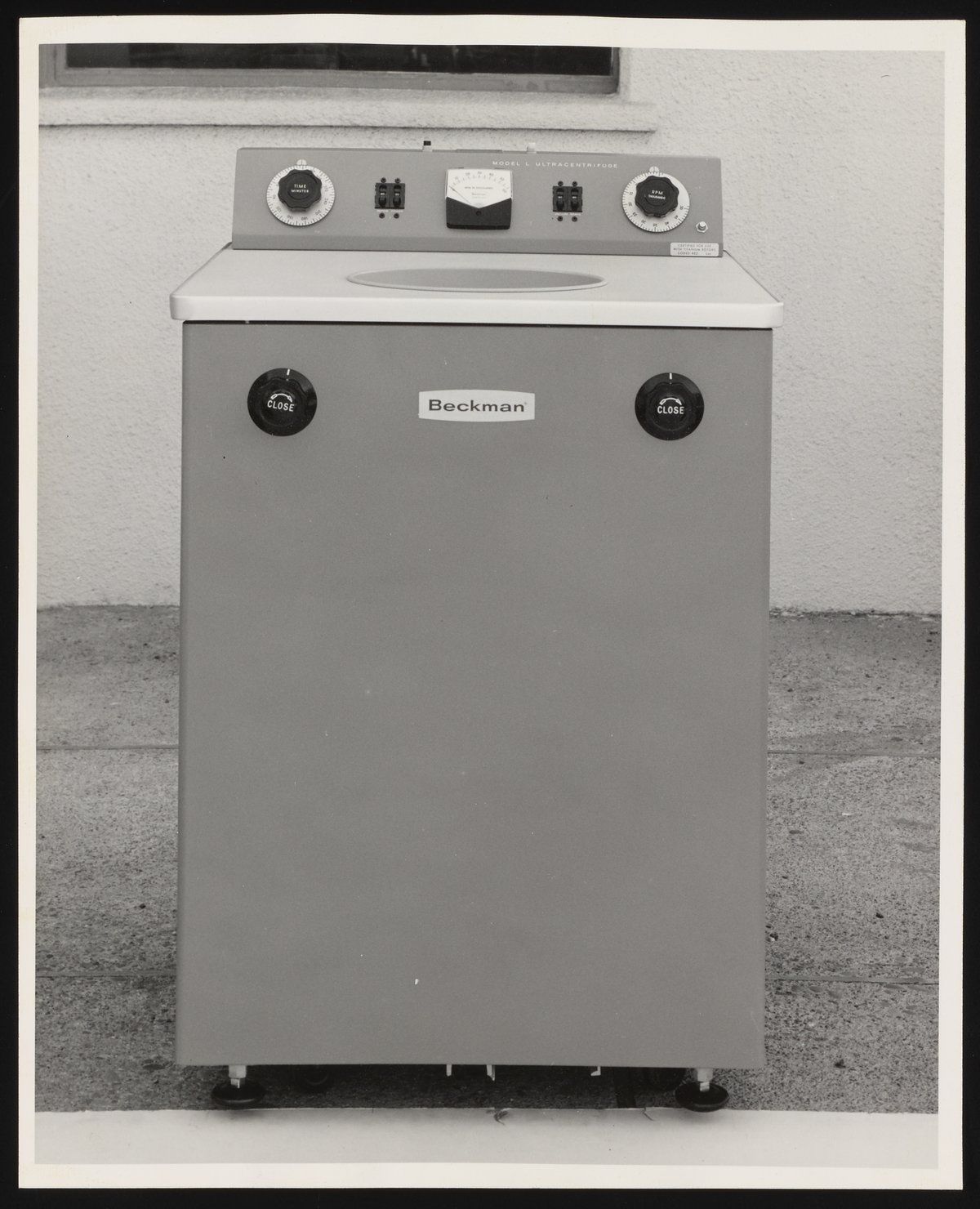 Spinco Model L Ultracentrifuge Science History Institute Digital