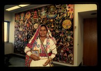 Emeteria Rios Martinez visiting the Institute for Scientific Information