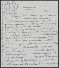 Letter from Phoebe Waterman Haas to John C. Haas, March 22, 1951