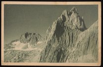 1922 postcard of the Dreitorspitze Mountains to Max Bredig