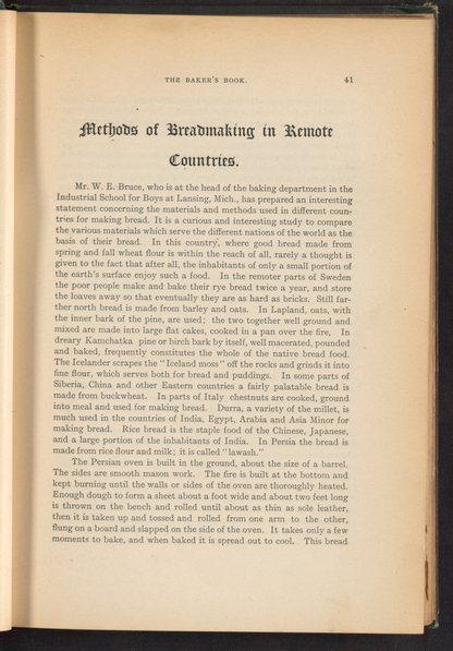 The Baker's Book [Volume I] - Science History Institute Digital Collections