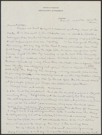 Letter from Phoebe Waterman Haas to Otto Haas, December 18, 1913