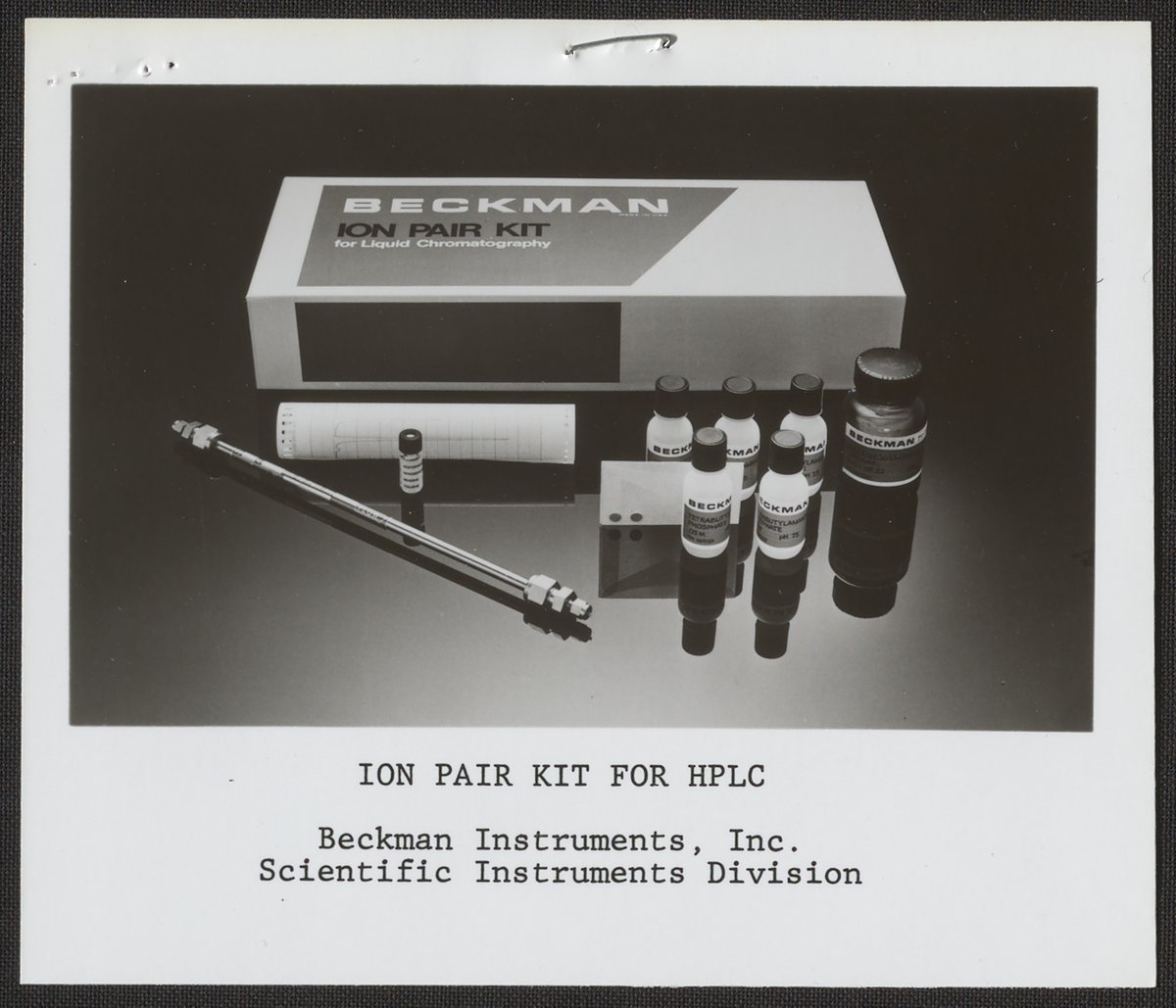 Beckman Ion Pair Kit for HPLC - Science History Institute Digital ...