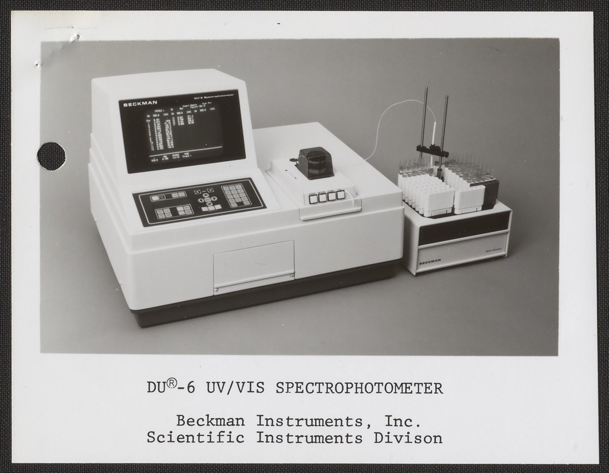 Beckman DU-6 UV/VIS Spectrophotometer - Science History Institute ...