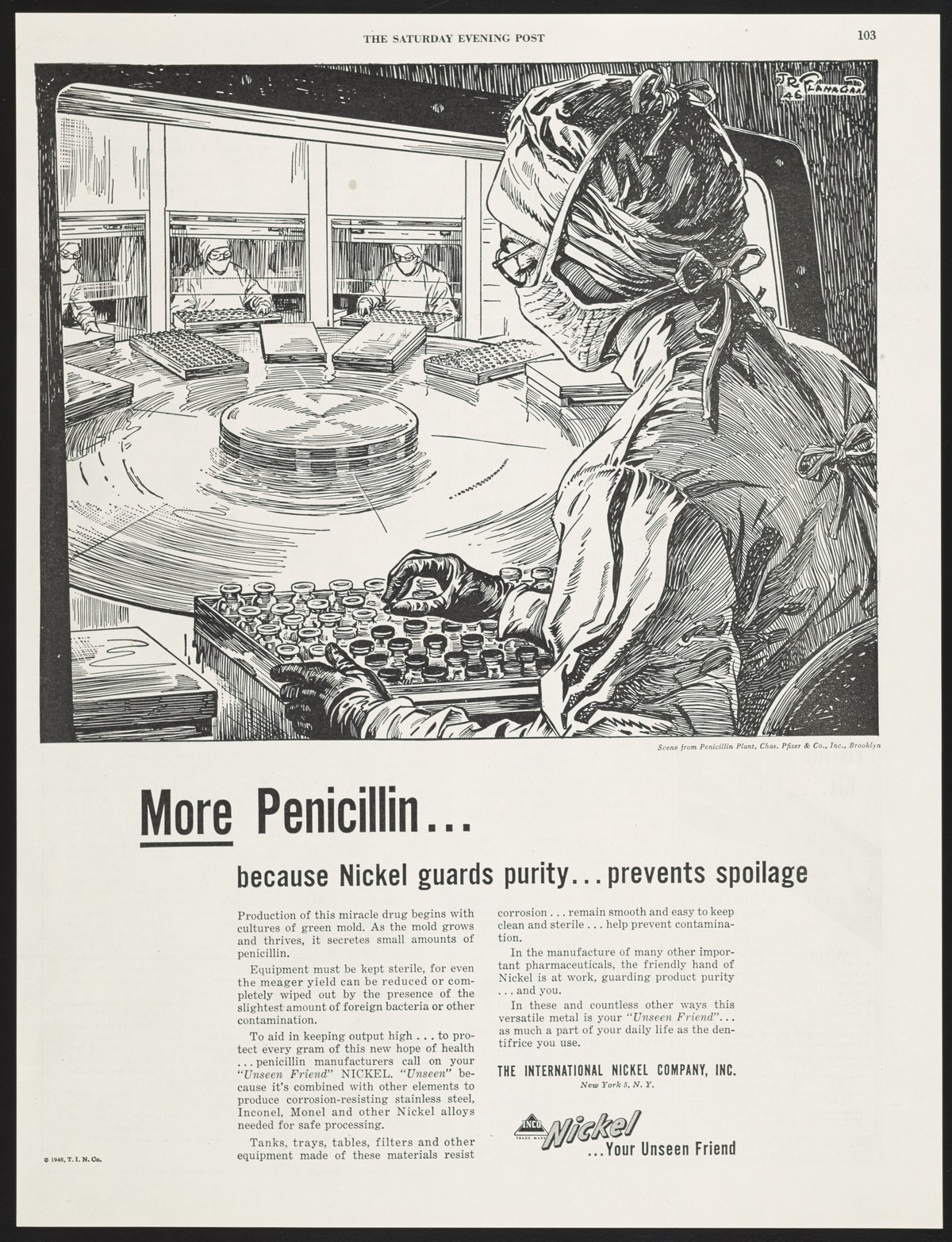 Nickel Guard More Penicillin...because Nickel guards purity...prevents spoilage ...